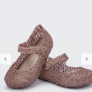 Mini Melissa Campana Papel Flats